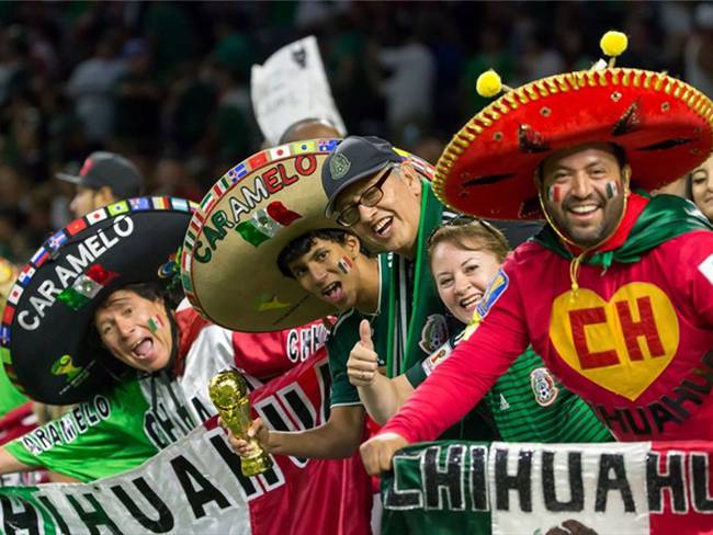 Aficionados mexicanos en Qatar 2022