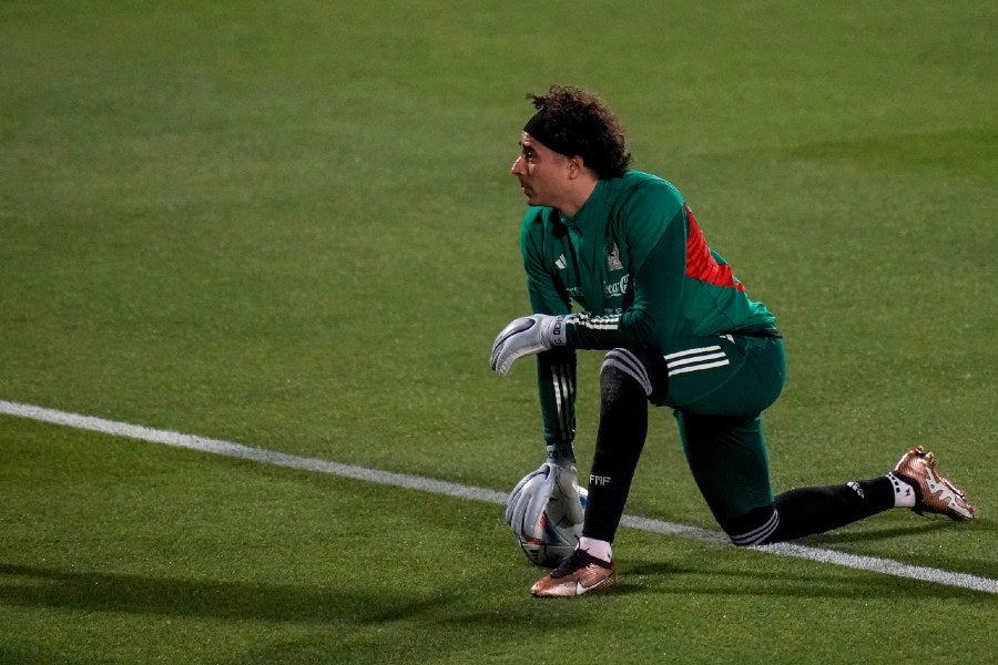 Ochoa durante entrenamientos en Qatar 2022