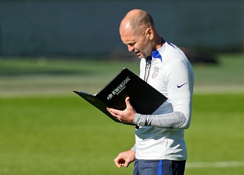 Berhalter en entrenamiento con Estados Unidos 