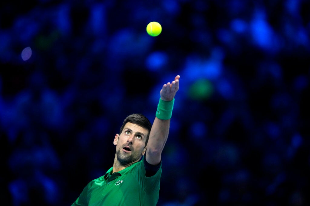 Djokovic durante la final