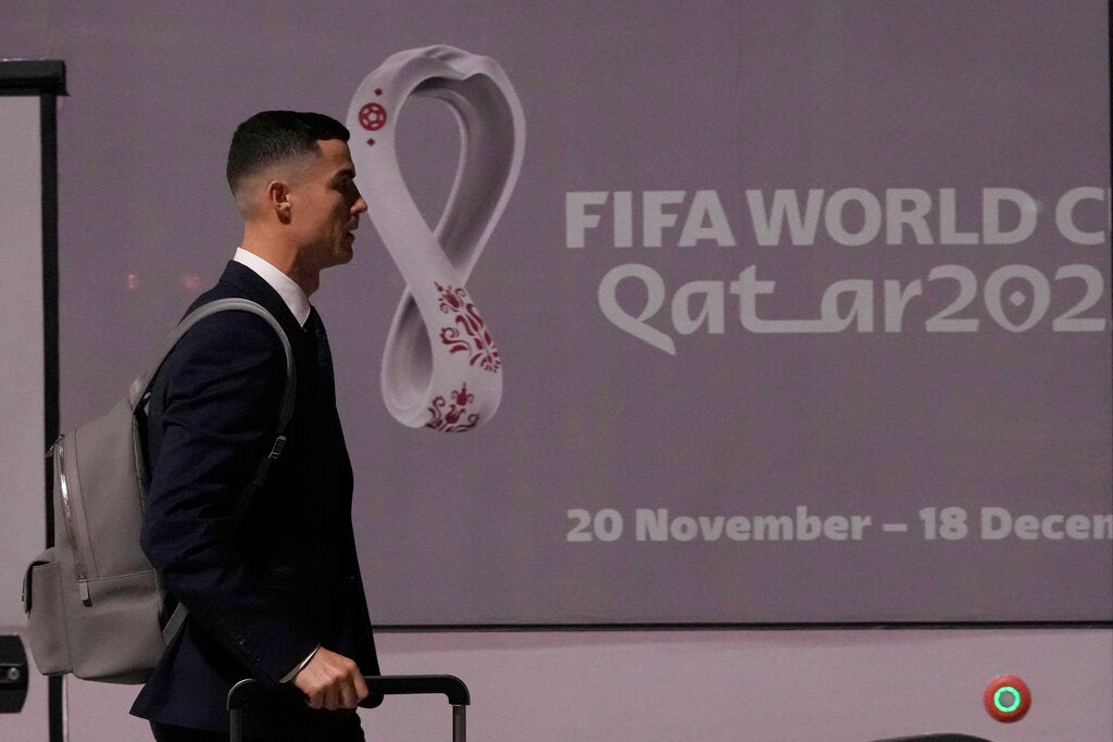 Cristiano Ronaldo ya está en Qatar 