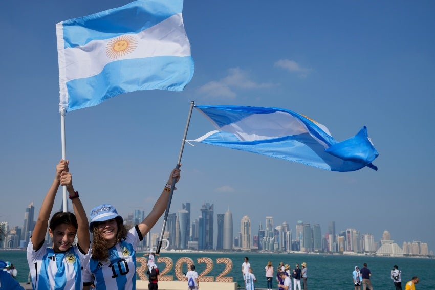 Afición de Argentina en el Mundial 