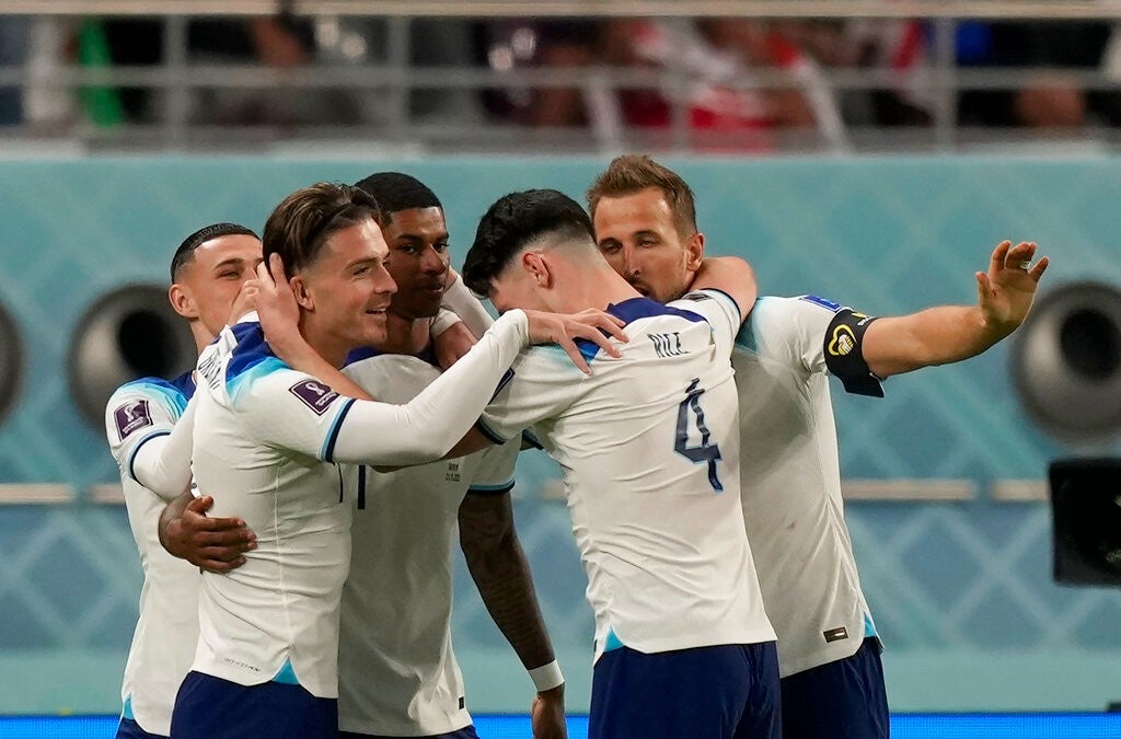 La selección inglesa celebra el triunfo