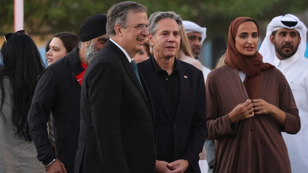 Marcelo Ebrard en Qatar 