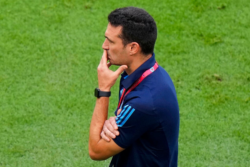 Lionel Scaloni lamentó la derrota