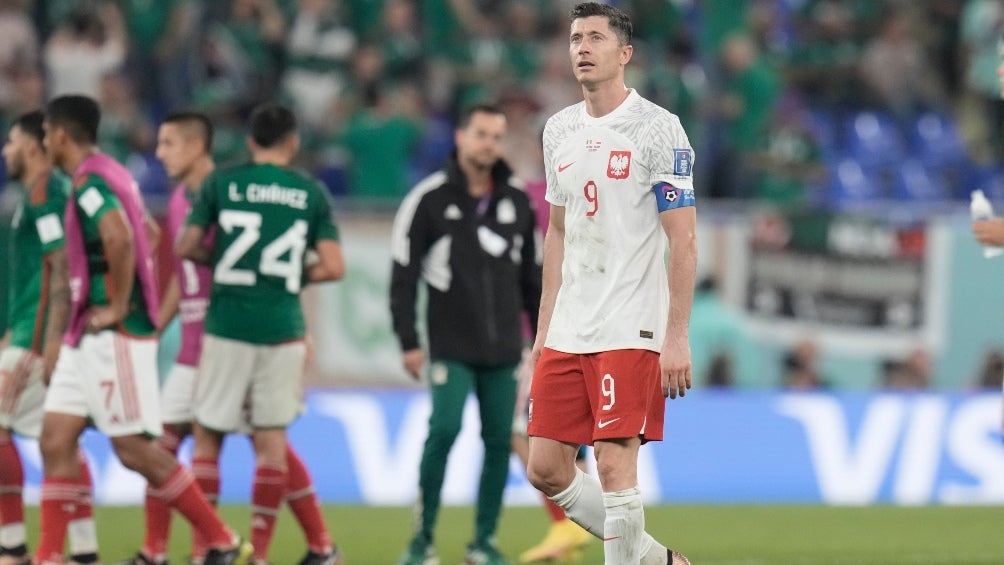 Lewandowski tras fallar su penalti vs México