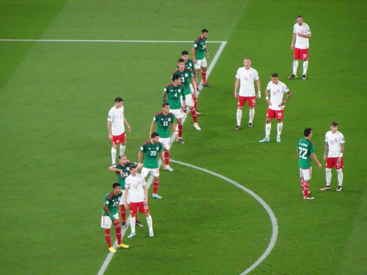 México empató en su debut en Qatar 2022