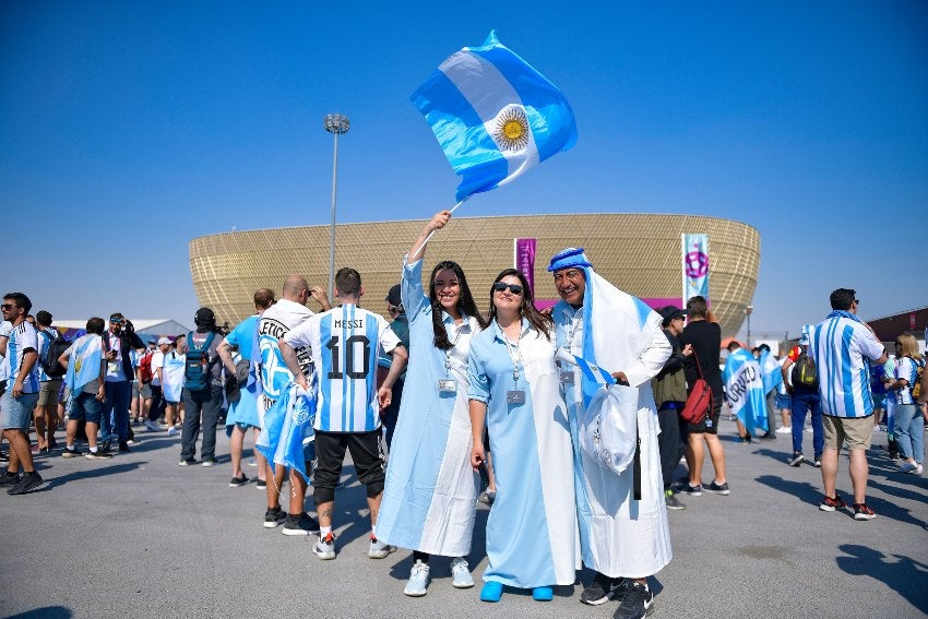 Afición de Argentina en Qatar 