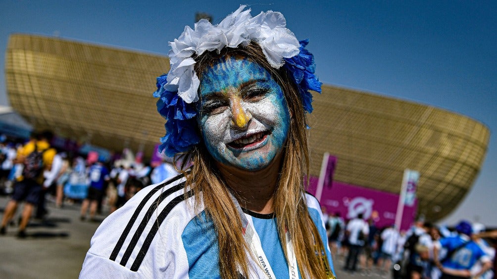 Aficionada de Argentina en el Mundial