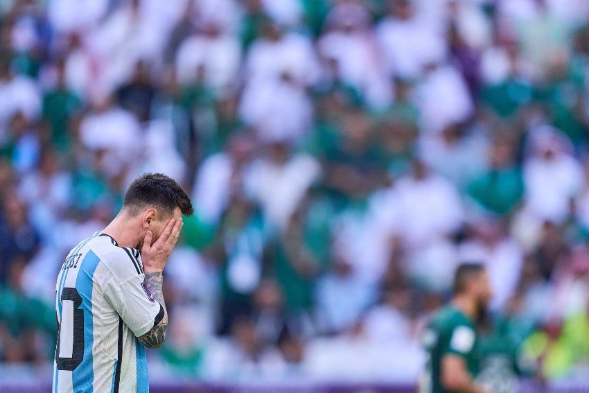 Messi tras la derrota de Argentina