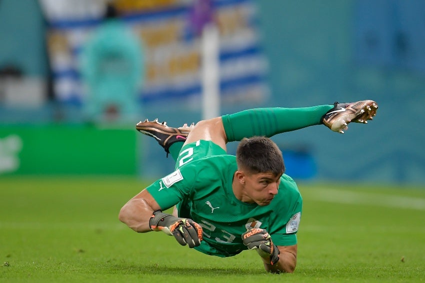 Rochet en el debut de Uruguay