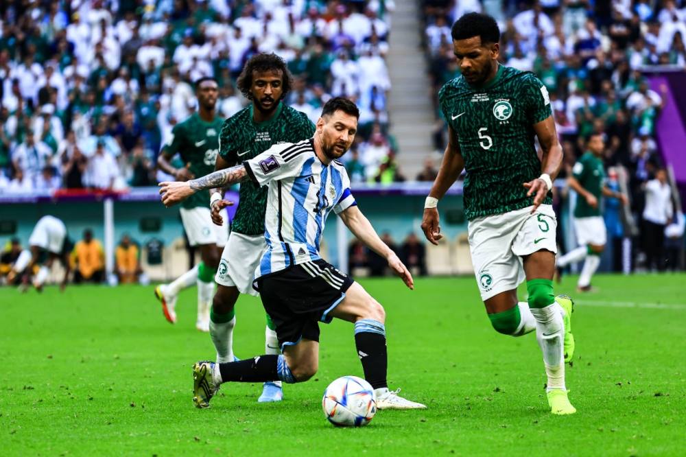 Argentina perdió en su debut contra Arabia Saudita