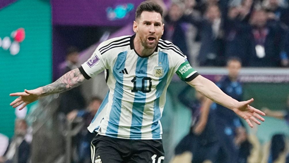 Lionel Messi anotó el primer gol del encuentro