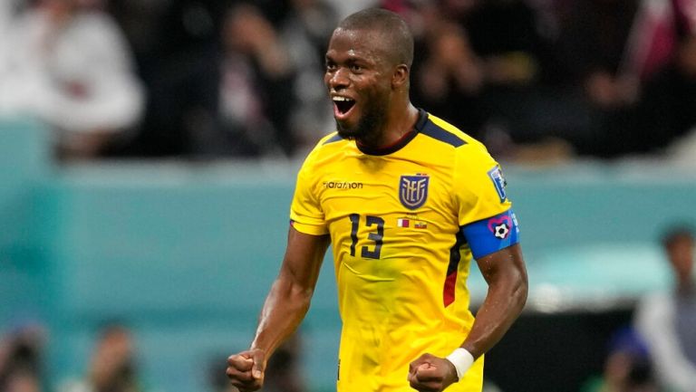 Enner Valencia en festejo de gol