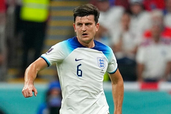 Harry Maguire de la Selección Inglesa 