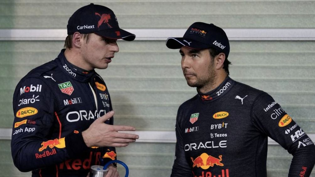 Verstappen y Checo previo a Abu Dhabi