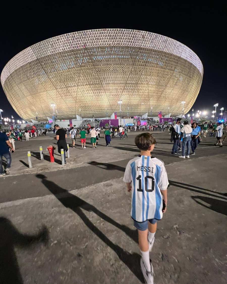 Su hijo es un gran fan de Lionel Messi