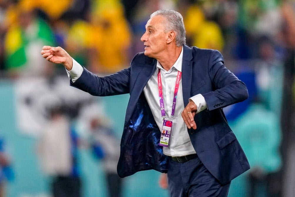 Tite en juego de Brasil