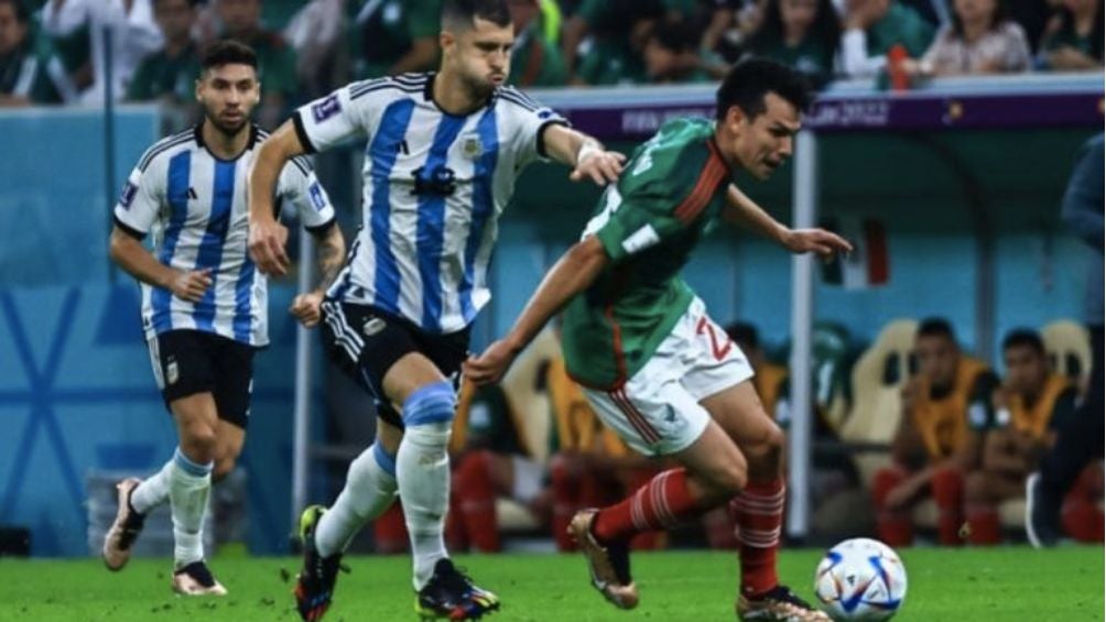 Lozano en el encuentro ante Argentina