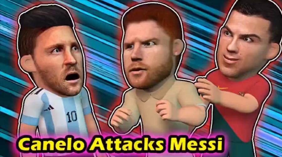 Messi, Canelo y Cristiano Ronaldo animados en 4D