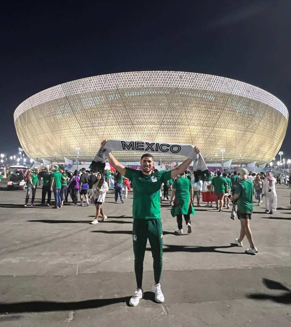 Jair Pereira en el Estadio Lusail