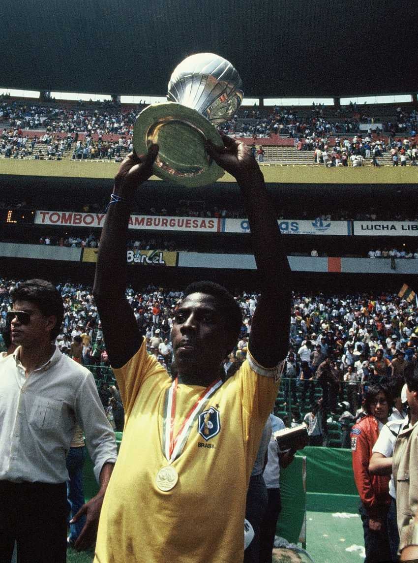 Pelé, campeón del Mundo en México 70