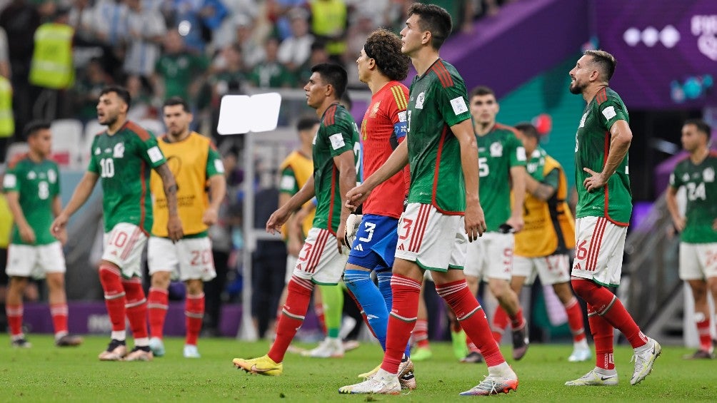 Selección Mexicana tras caer ante Argentina en Qatar 2022