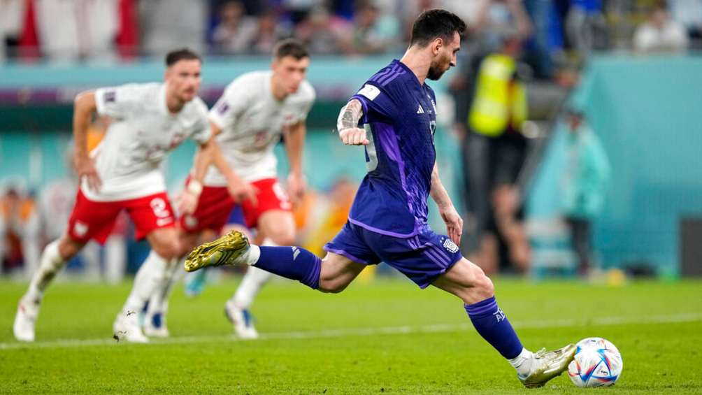 Lionel Messi falló un penalti ante Polonia