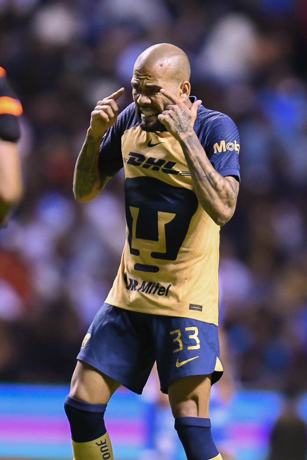 Dani Alves en juego de Pumas