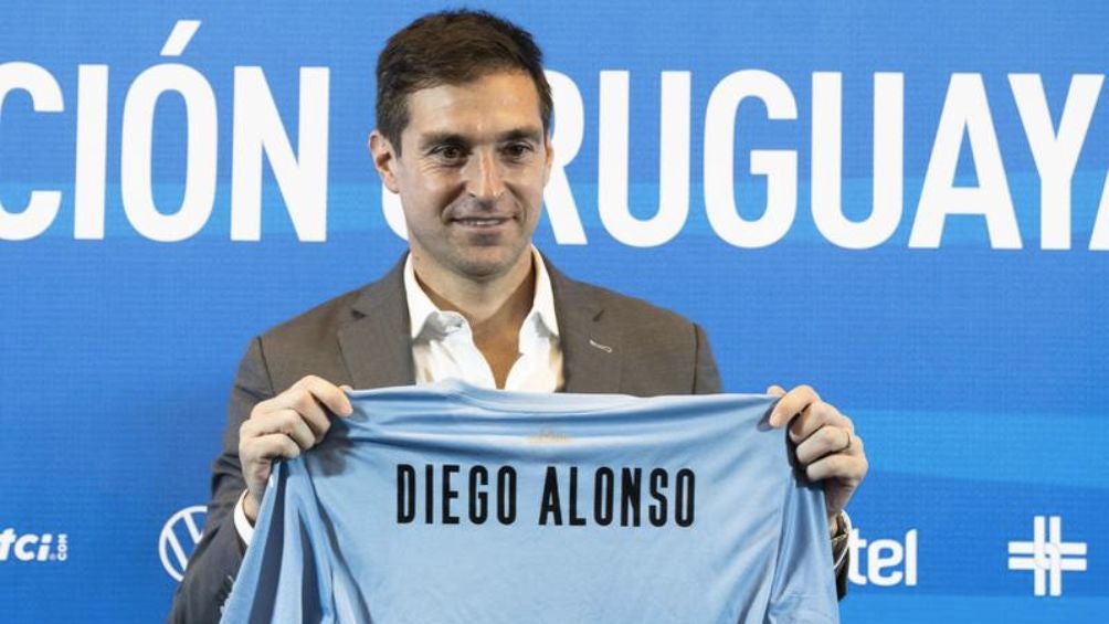 Alonso como seleccionador de Uruguay