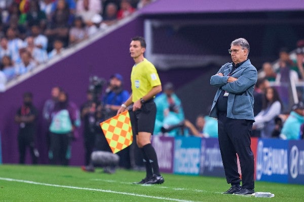 Tata Martino con el Tri en Qatar 2022