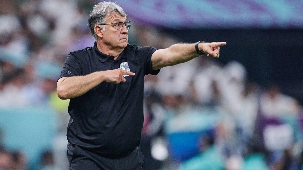 Tata Martino con el Tri en Qatar 2022