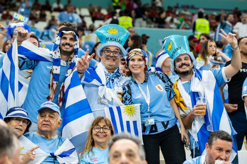 Uruguayos apoyaron a su selección en la Fase de Grupos