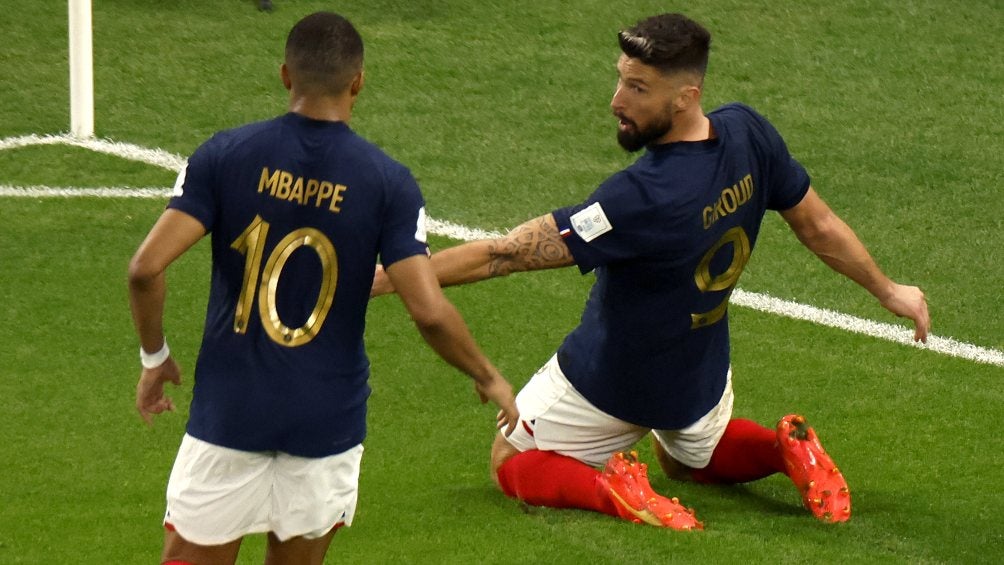 Giroud y Mabppé fueron las figuras