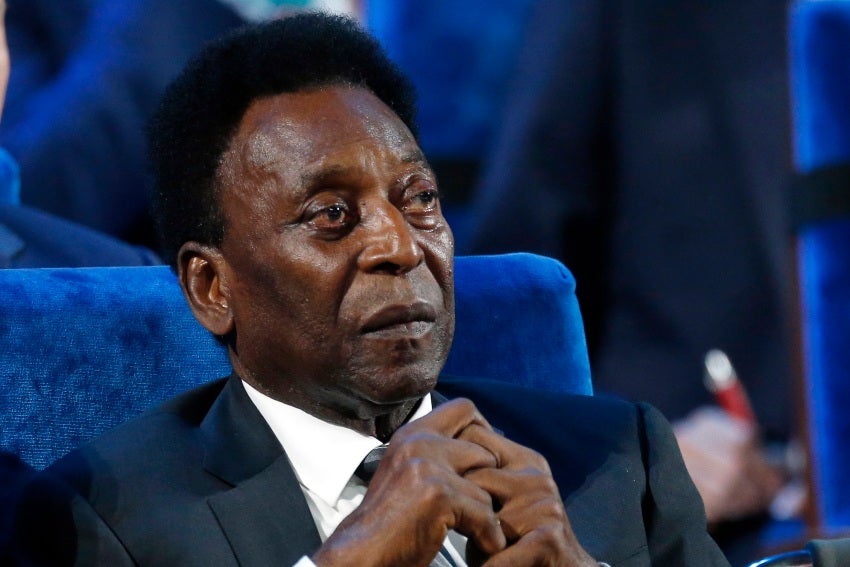 Pelé en un evento de la FIFA