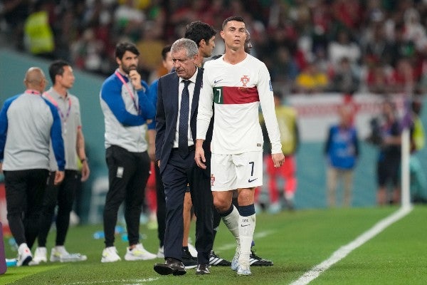 Cristiano Ronaldo durante partido con Portugal