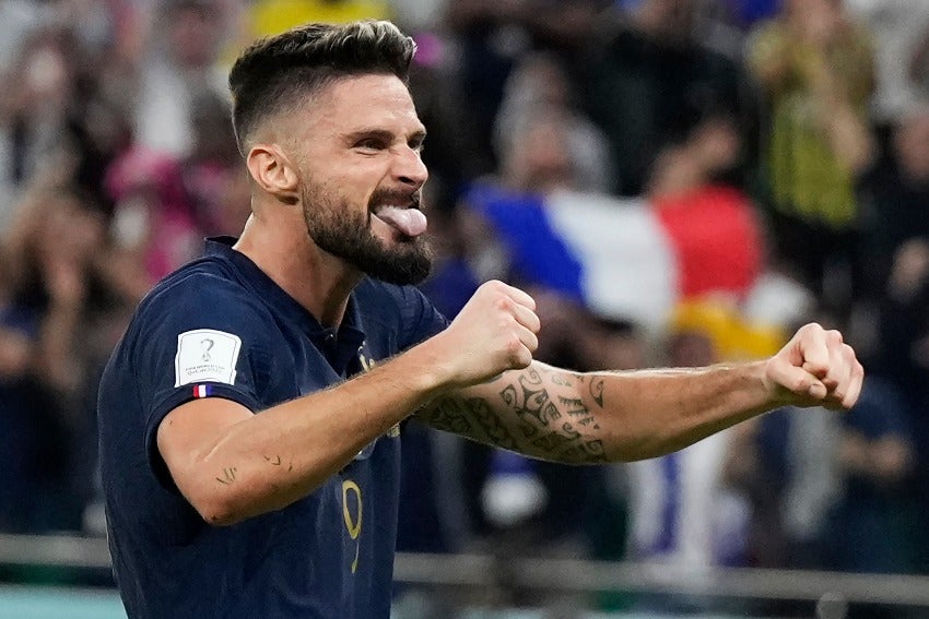 Giroud, máximo anotador en la Selección de Francia