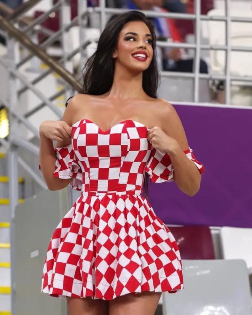 Miss Croacia en el Mundial Qatar 2022