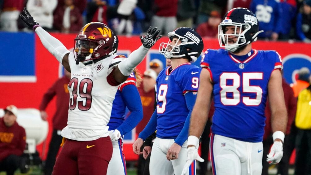 Graham Gano falló gol de campo, ya con el reloj en ceros