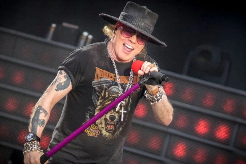 Axl Rose en concierto