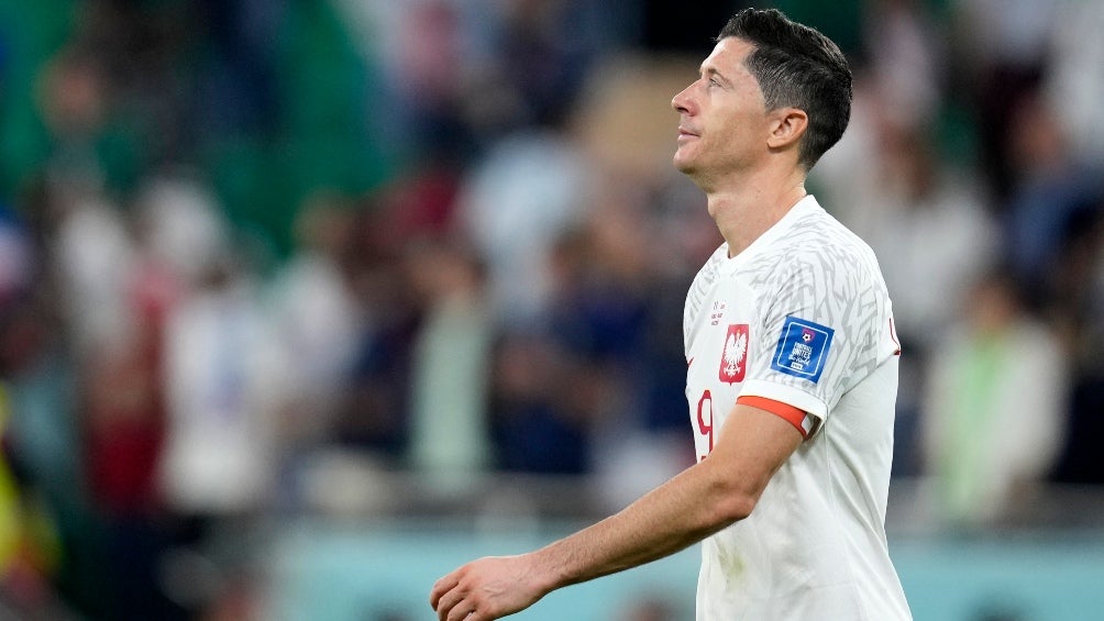 Lewandowski tras la eliminación de Polonia