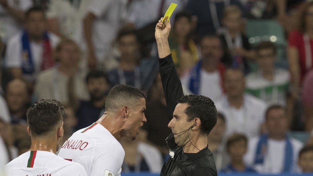 Cristiano Ronaldo se encaró con César Ramos en Rusia 2018