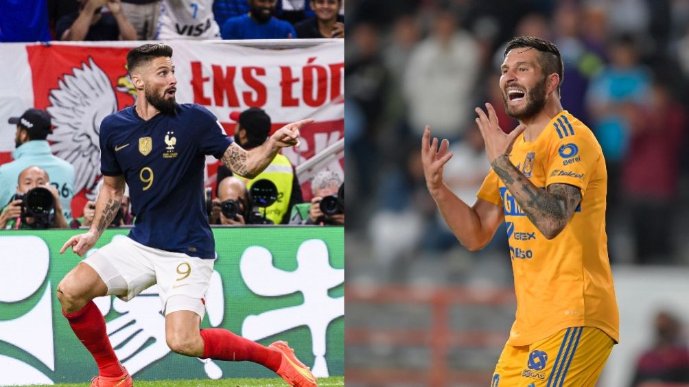 Olivier Giroud y André-Pierre Gignac 