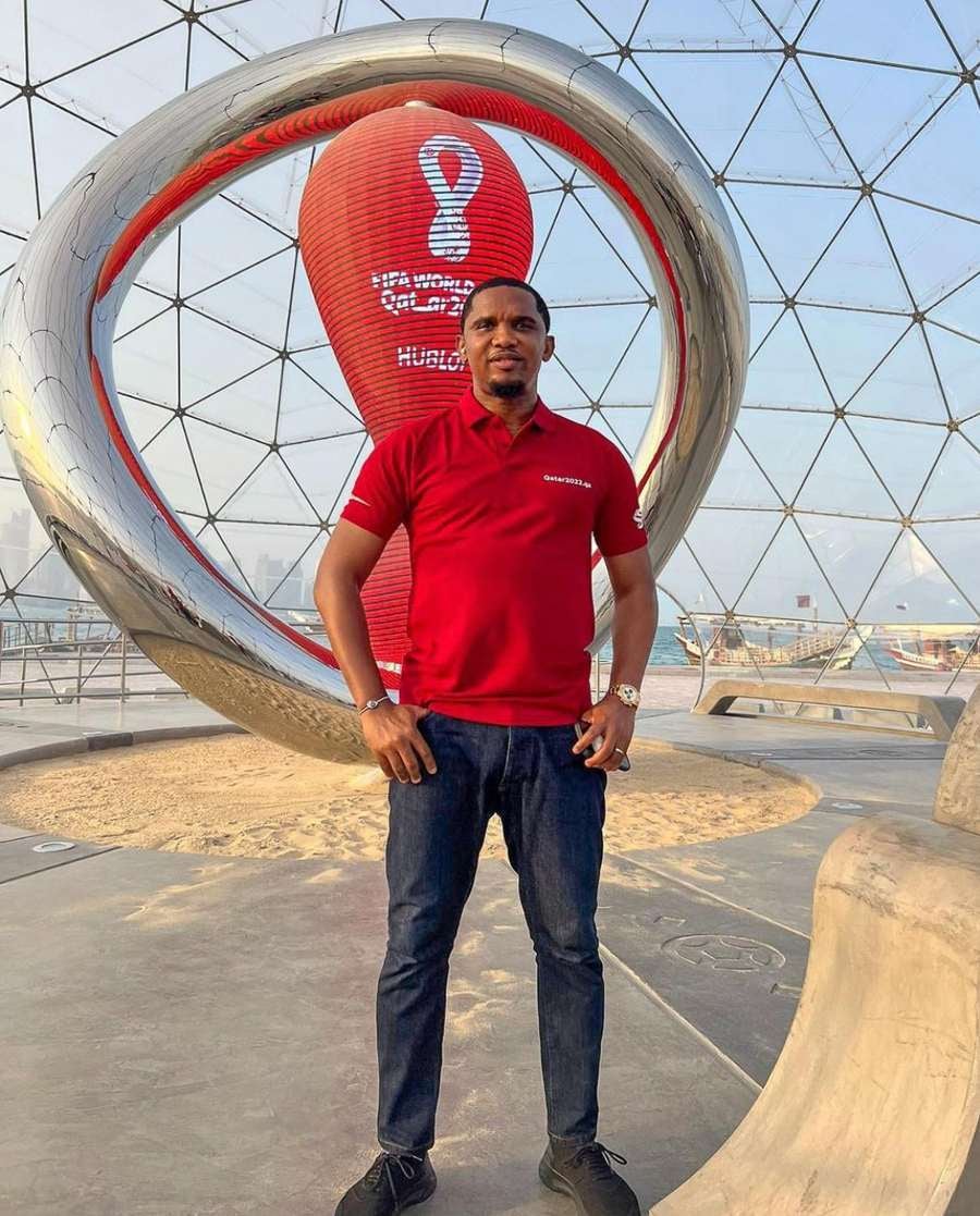 Samuel Eto'o en Qatar