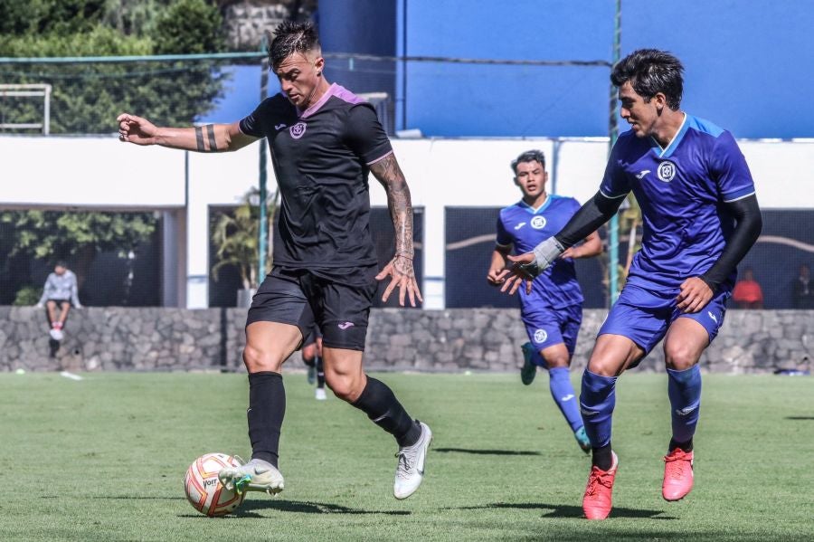 Augusto Lotti en entrenamiento