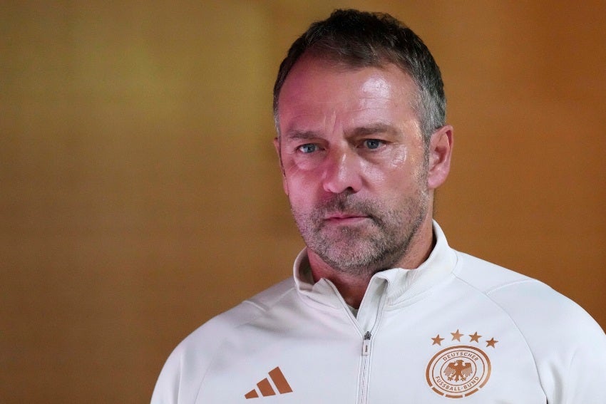 Hansi Flick en Qatar 2022 con Alemania