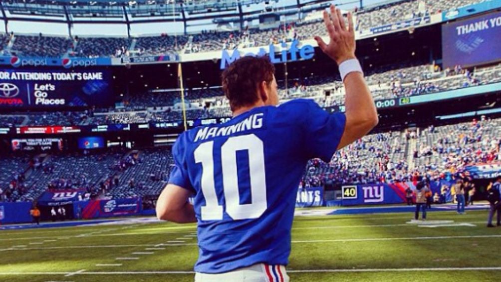 Eli Manning, quarterback de los Giants