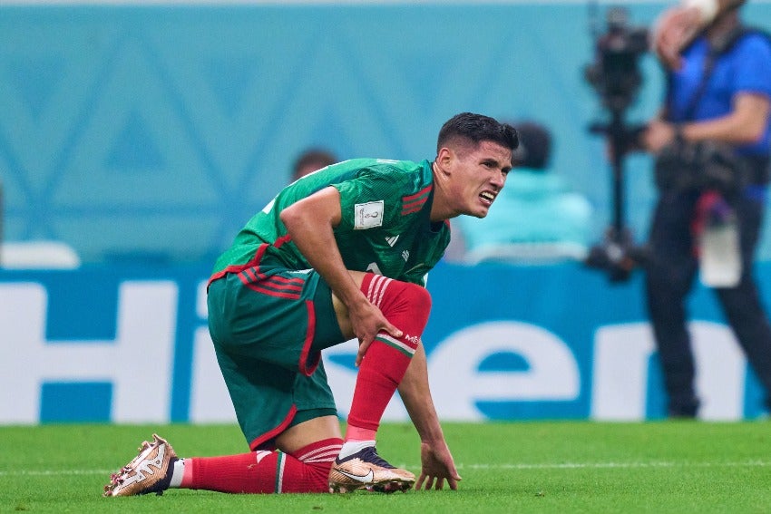 Uriel Antuna con México en Qatar 2022