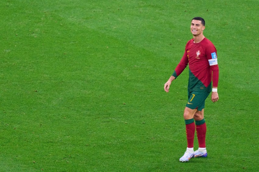 Cristiano Ronaldo con Portugal en Qatar 2022