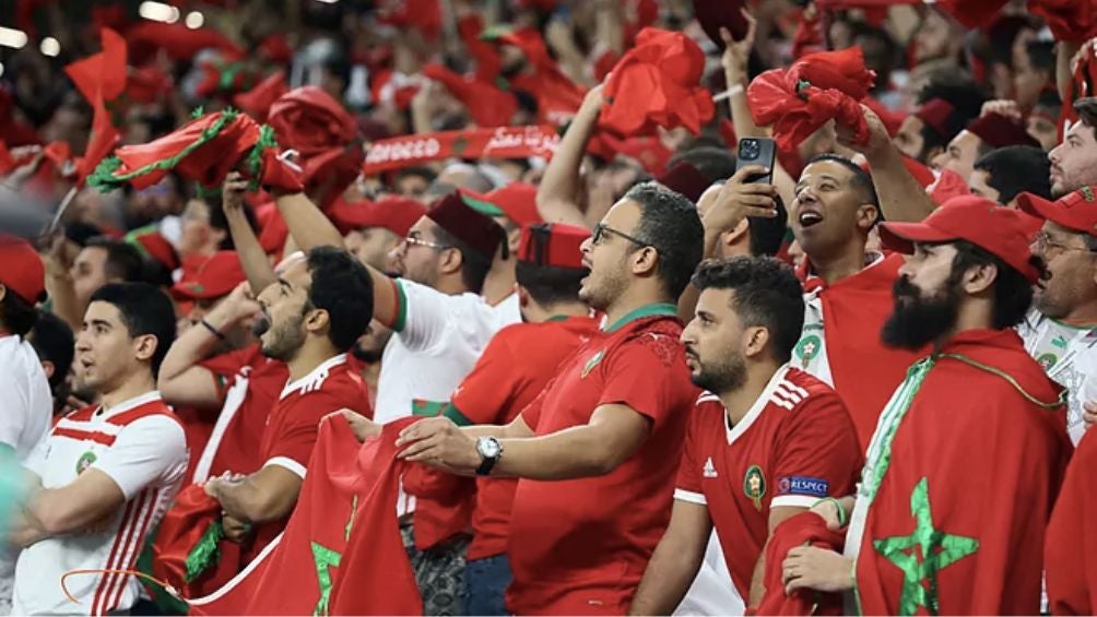 La afición marroquí se hace presente en los estadios